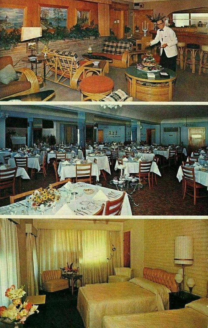 Indian River Inn (Brass Rail Bar & Grill) - Vintage Postcard (newer photo)